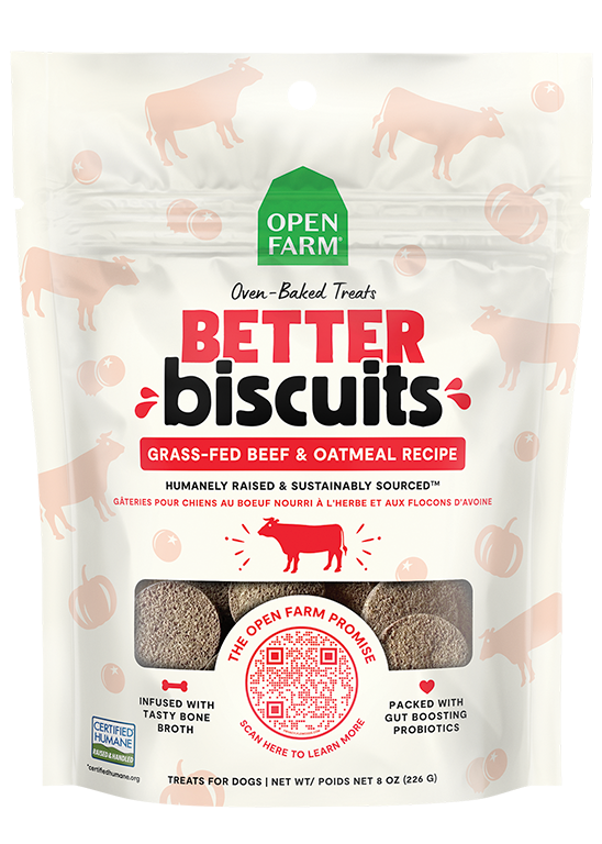 Better Biscuits Grass-Fed Beef & Oatmeal Recipe New Arrival