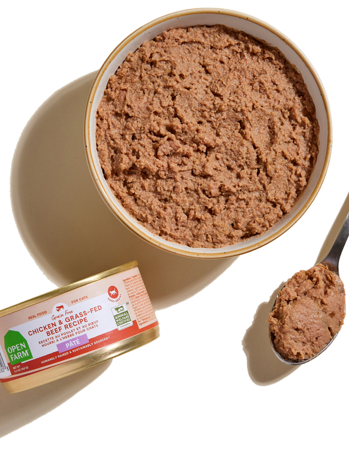 Chicken & Grass-Fed Beef Pâté for Cats High Quality