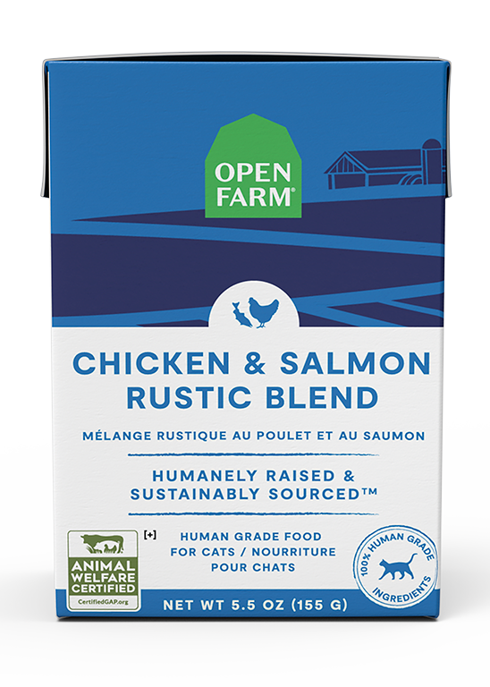 Chicken & Salmon Rustic Blend Wet Cat Food High Quality