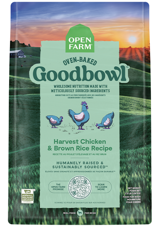 Goodbowl™ Harvest Chicken & Brown Rice Recipe for Dogs Best Seller