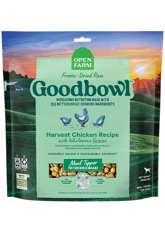 Goodbowl™ Harvest Chicken Recipe Freeze Dried Raw Topper Free shipping