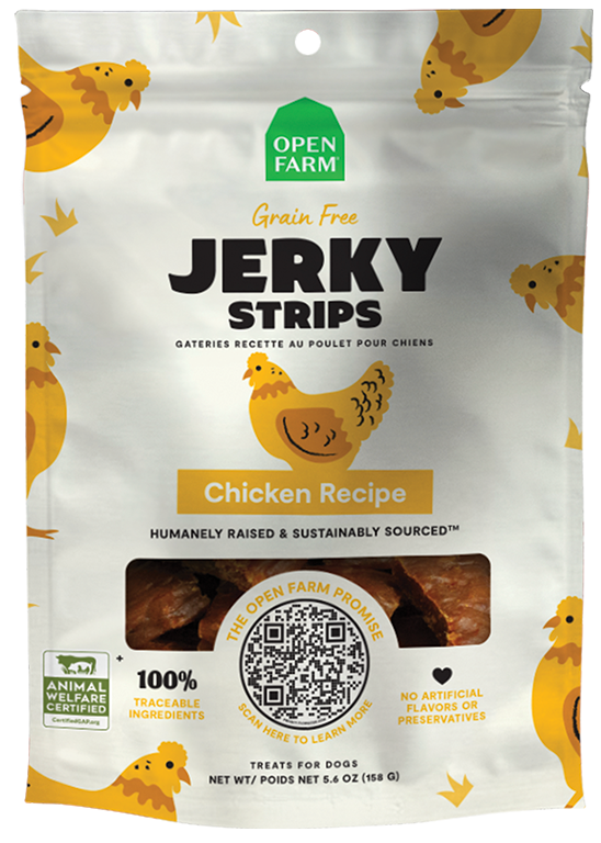 Grain-Free Chicken Jerky Strips On Sale