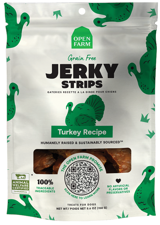 Grain-Free Turkey Jerky Strips Best Seller