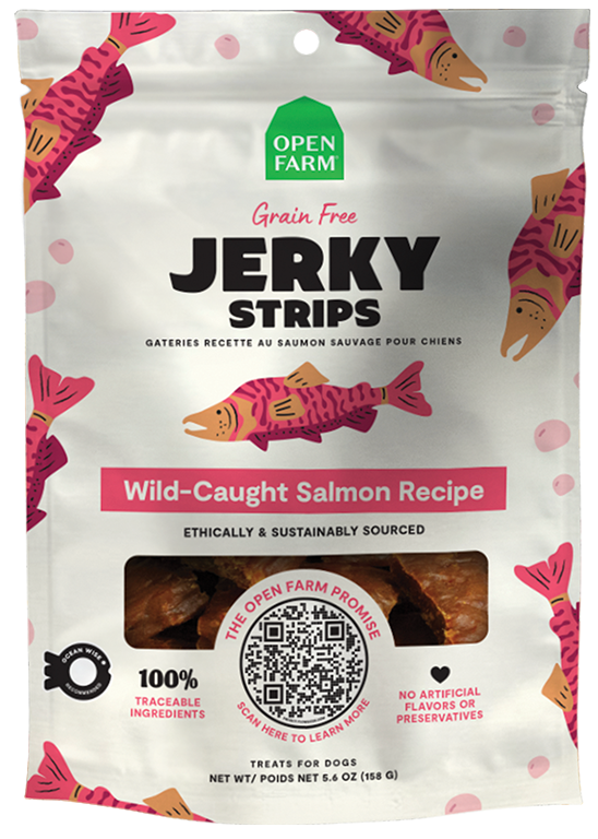 Grain-Free Wild-Caught Salmon Jerky Strips Best Buy