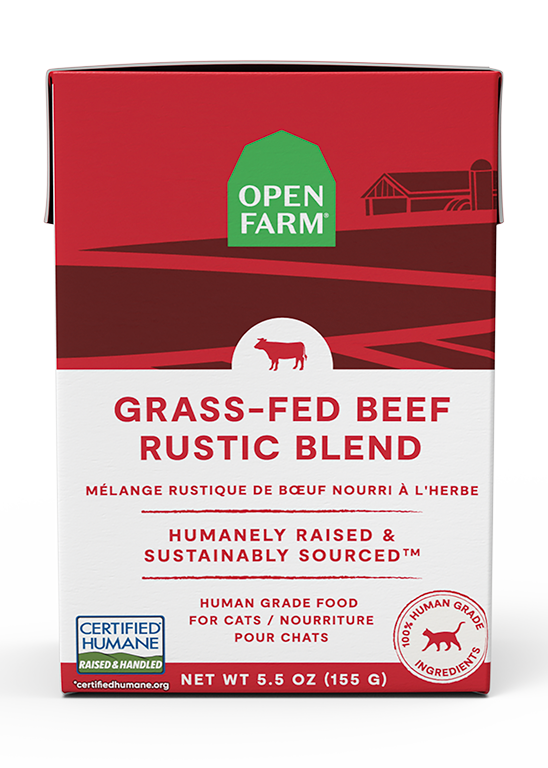 Grass-Fed Beef Rustic Blend Wet Cat Food Free shipping