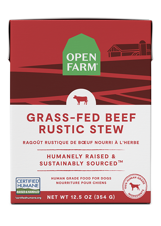 Grass-Fed Beef Rustic Stew Wet Dog Food Free shipping