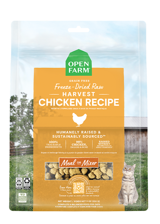 Harvest Chicken Freeze Dried Raw Cat Food Same Day Delivery