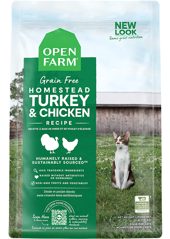 Homestead Turkey & Chicken Dry Cat Food On Sale