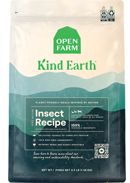 Kind Earth Premium Insect Dry Dog Food New Arrival