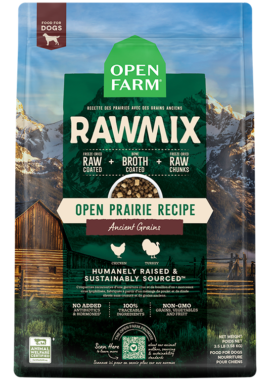 Open Prairie Ancient Grains RawMix for Dogs Same Day Delivery