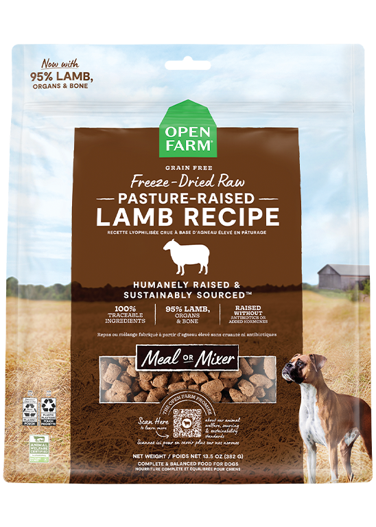 Pasture-raised Lamb Freeze Dried Raw Dog Food High Quality