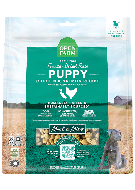 Puppy Chicken & Salmon Freeze Dried Raw Recipe New Arrival