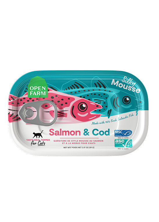 Salmon & Cod Topper for Cats Same Day Delivery