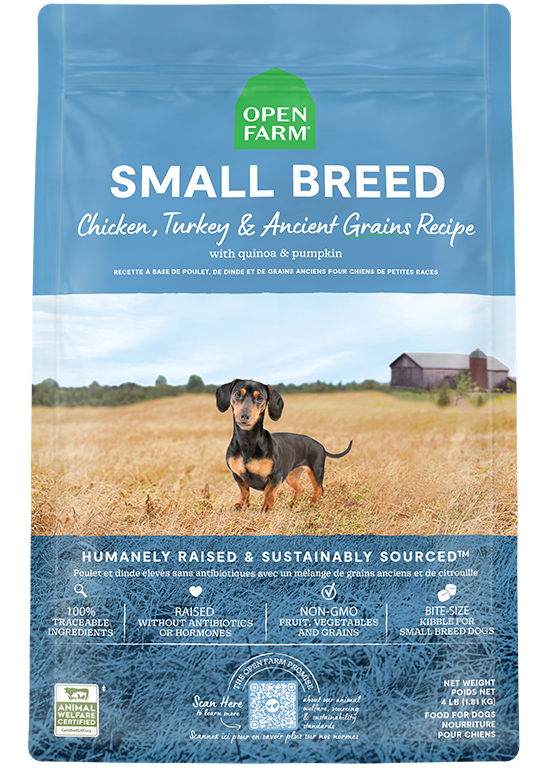 Small Breed Ancient Grains Dry Dog Food High Quality