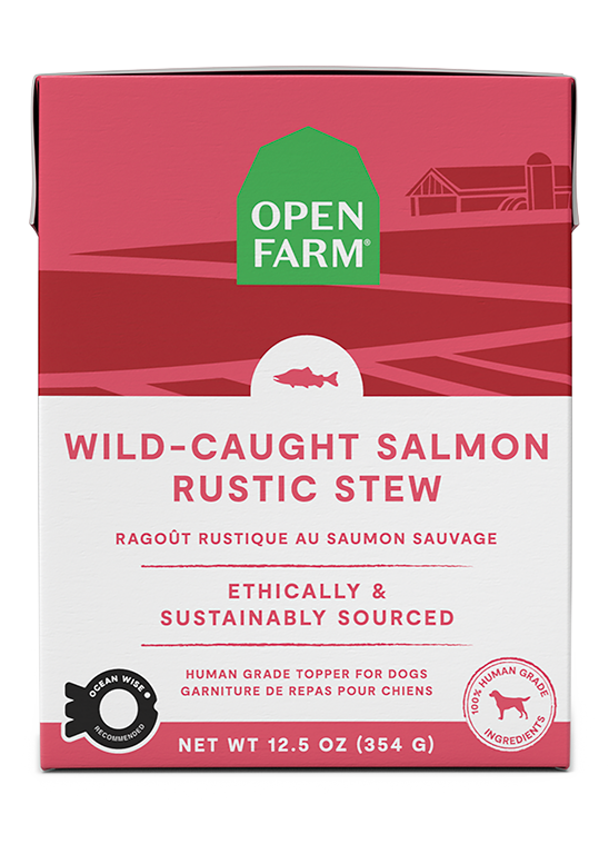 Wild-Caught Salmon Rustic Stew Wet Dog Food Free shipping